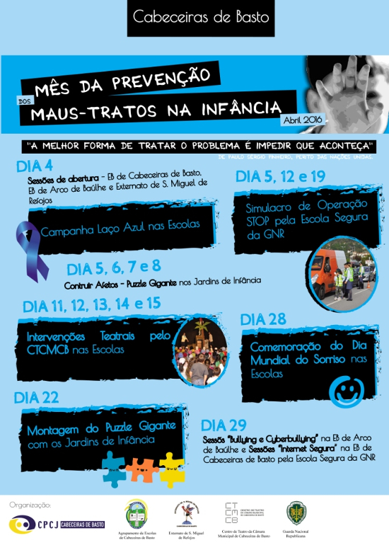 Leia mais sobre CPCJ de Cabeceiras de Basto promove Ms da Preveno dos Maus Tratos na Infncia