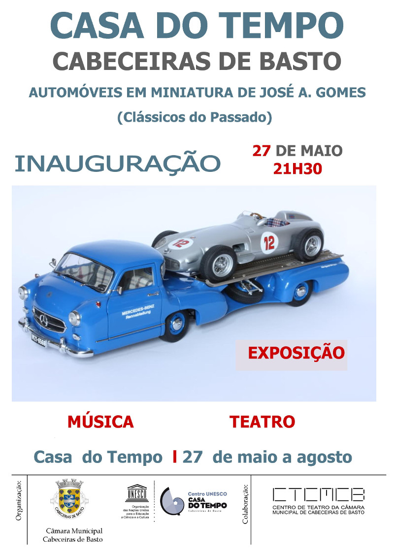 Casa do Tempo expõe «Automóveis em Miniatura de José A. Gomes»