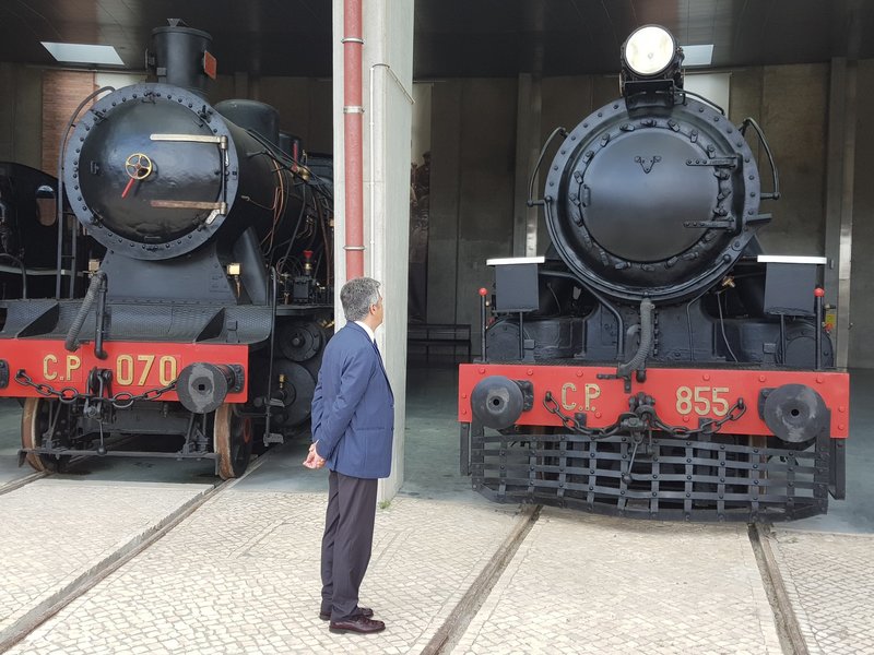 Presidente da Câmara visitou Museu Nacional Ferroviário