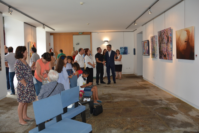 Presidente da Câmara inaugurou exposição Coletiva de Pintura
