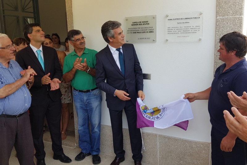 Inauguração de Ramal Elétrico de Iluminação Pública em Carrazedo, Bucos