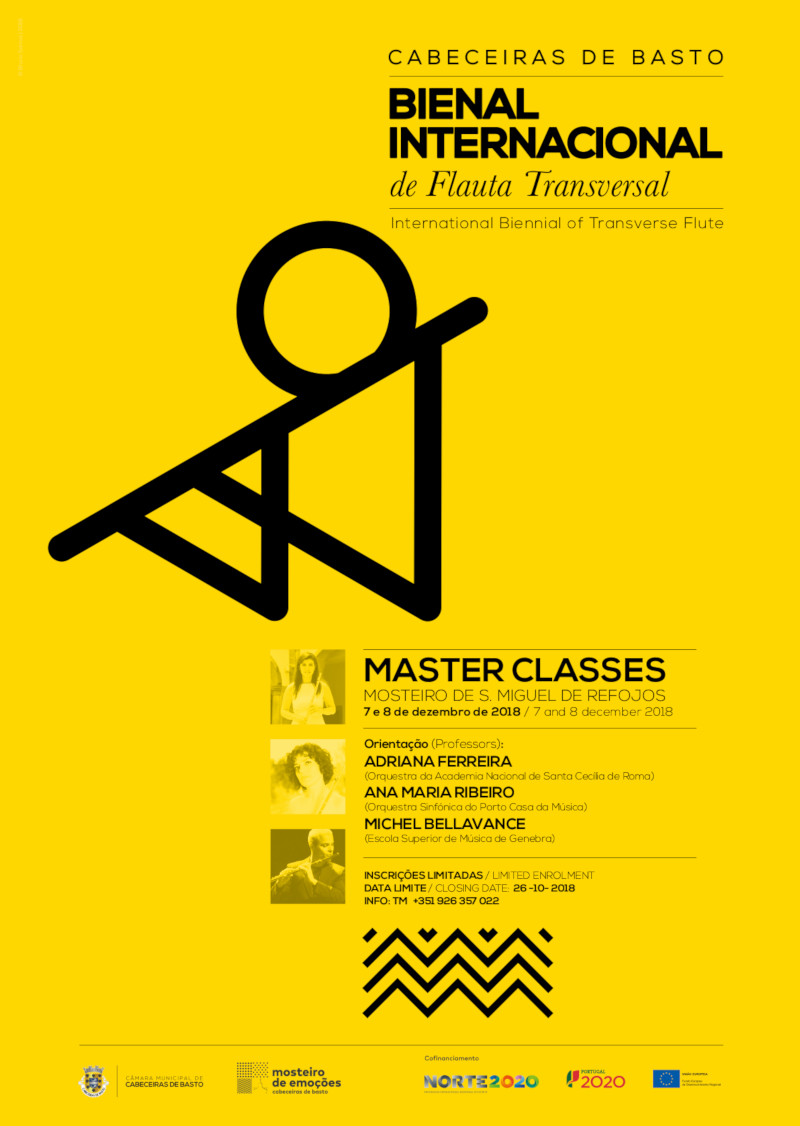 Master Classes da Bienal Internacional  de Flauta Transversal com inscrições até 26 de outubro