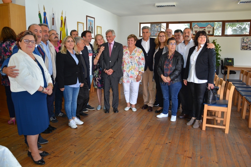 Delegação de Rives recebida na sede da Junta de Refojos, Outeiro e Painzela