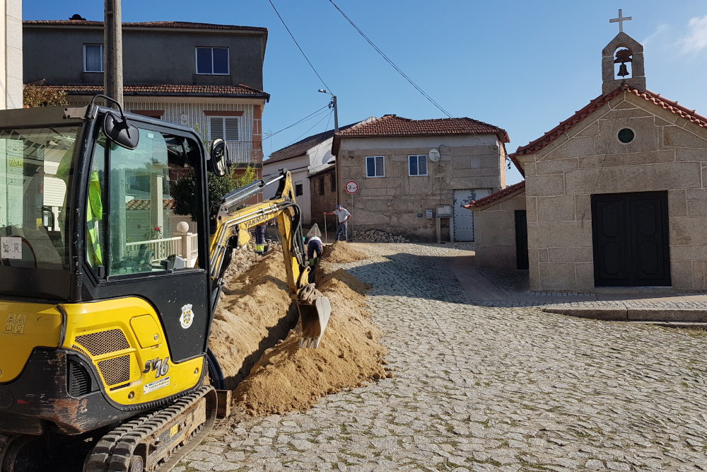Renovação de rede de abastecimento de água em Boadela, Pedraça