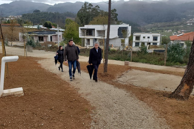Presidente da Câmara Municipal visitou obras no Parque de Campismo