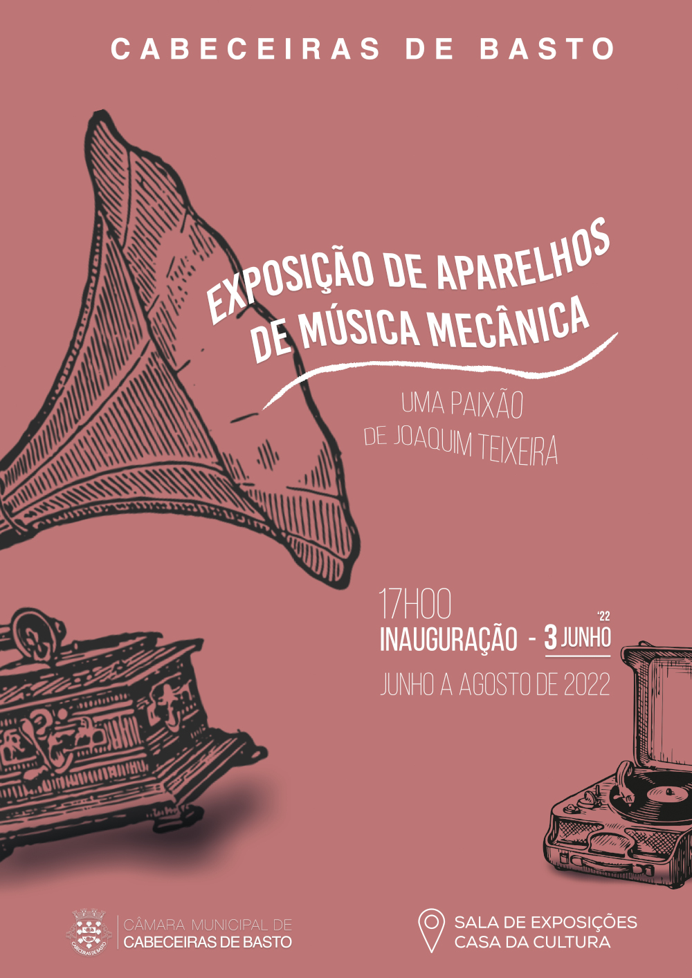 Exposição «Aparelhos de Música Mecânica» é inaugurada sexta-feira na Casa da Cultura