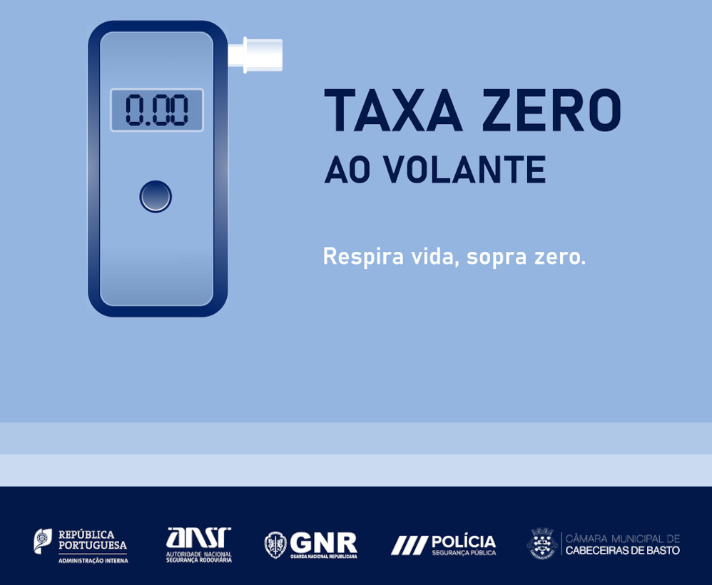 Campanha Nacional «Taxa Zero ao Volante»