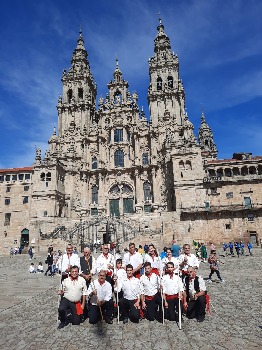 Jogo do Pau de Bucos em Santiago de Compostela