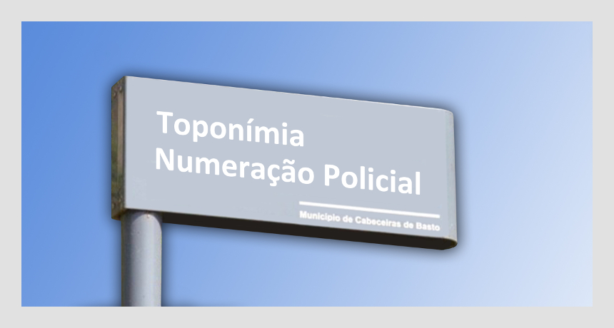 Consulta da toponímia e números de policia