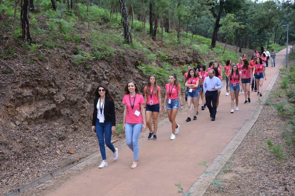 Miss Portuguesa fez caminhada pela magnfica Ecopista do Tmega
