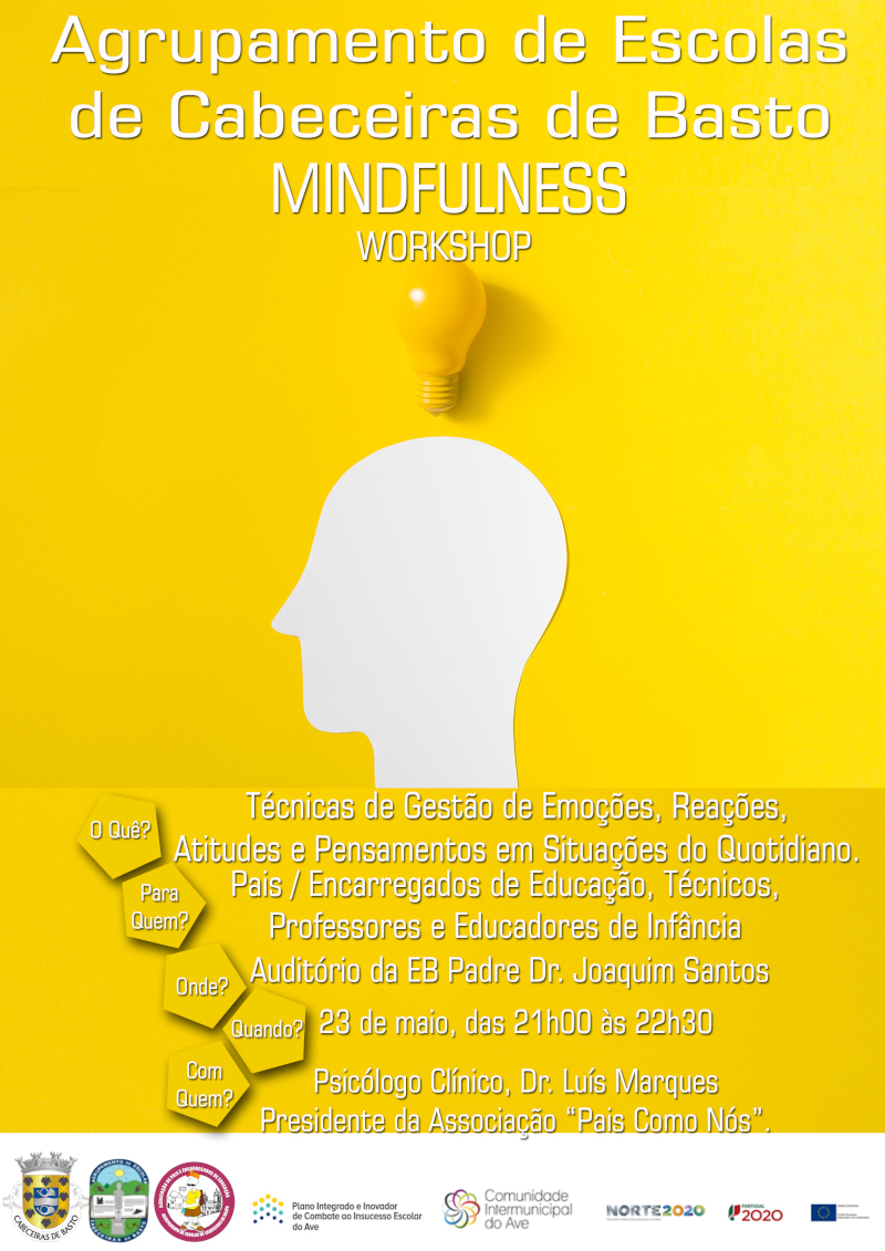 «Workshop Mindfulness» realiza-se quinta-feira na Escola Padre Dr. Joaquim Santos