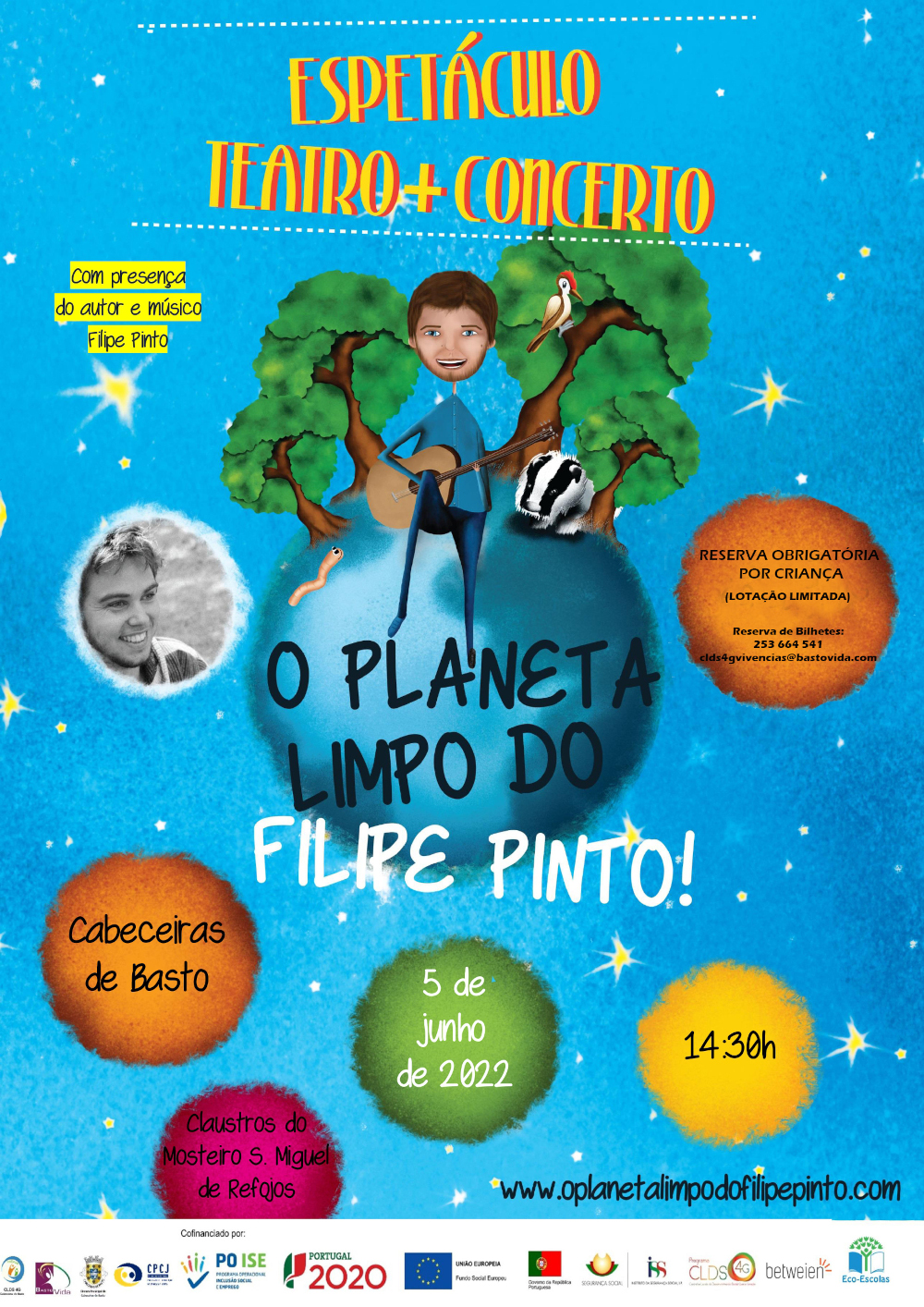 Espetáculo: «O Planeta Limpo do Filipe Pinto»