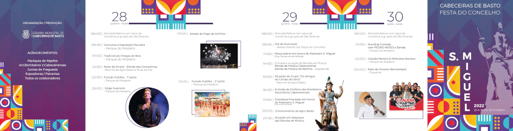 Feira e Festas de S. Miguel - Programa