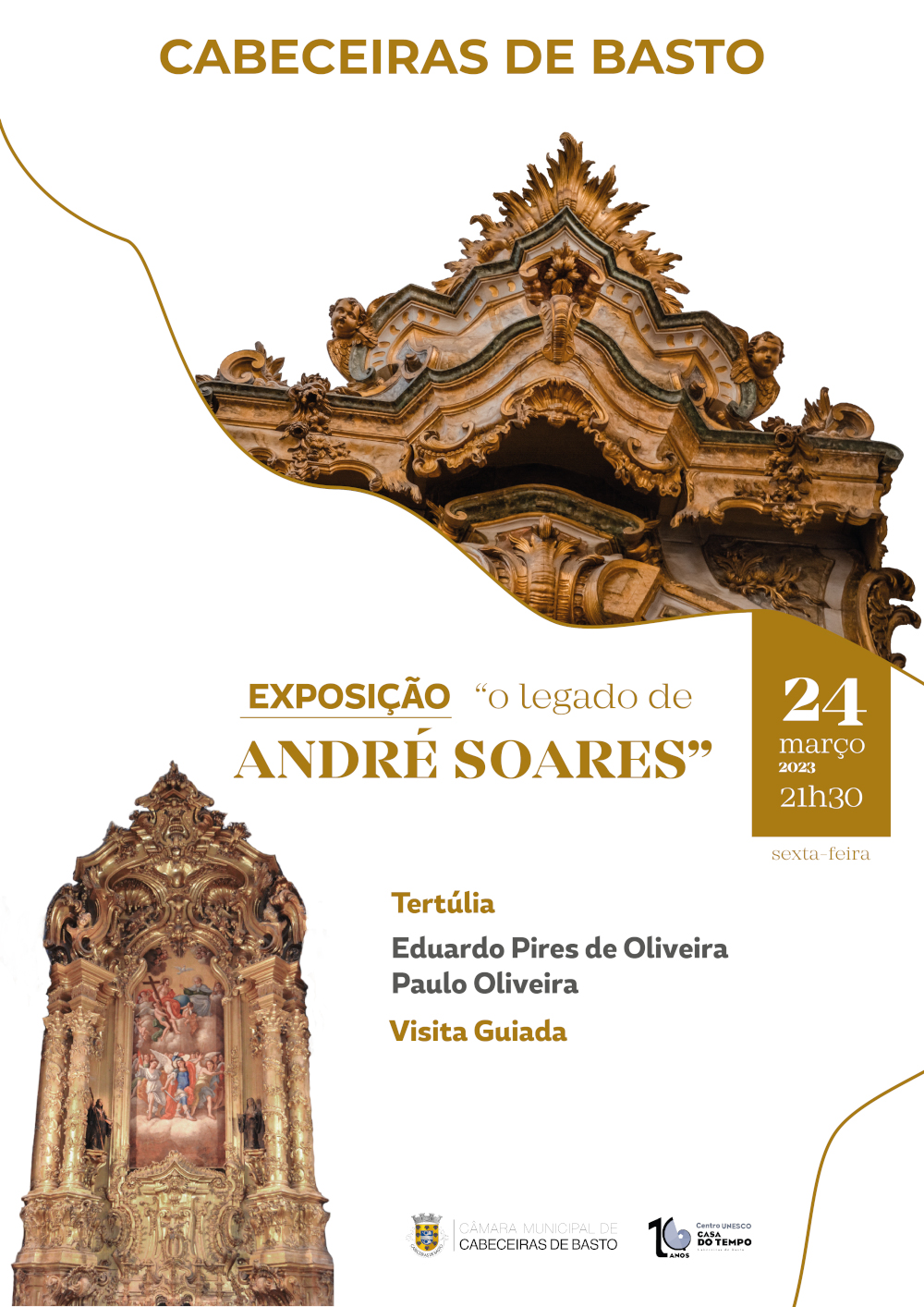 Tertúlia e visita guiada à exposição «o legado de André Soares»