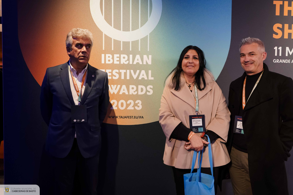 Presidente da Câmara Municipal na gala dos Iberian Festival Awards