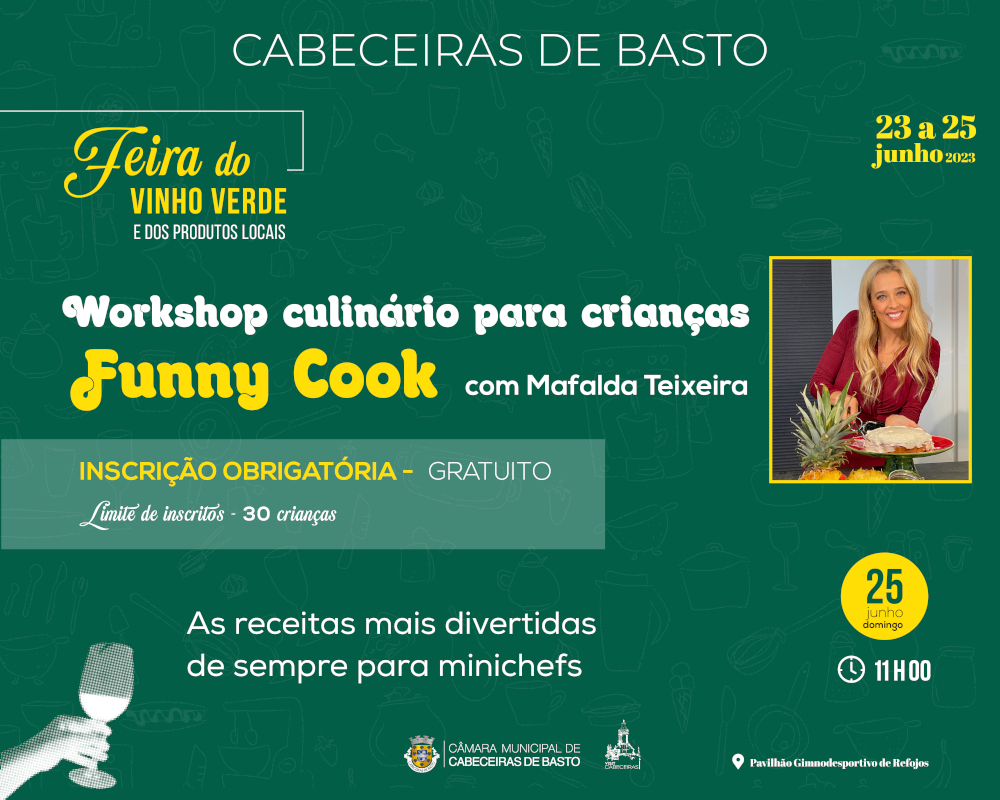 Workshop de Culinária para crianças com Mafalda Teixeira