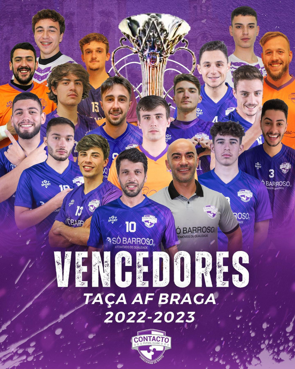 Contacto Futsal vence Taça AF Braga