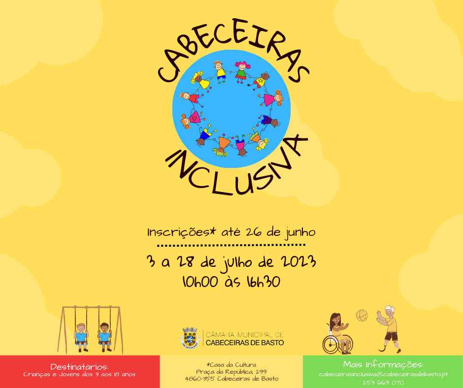 Câmara Municipal promove projeto «Cabeceiras Inclusiva» nas férias escolares de verão