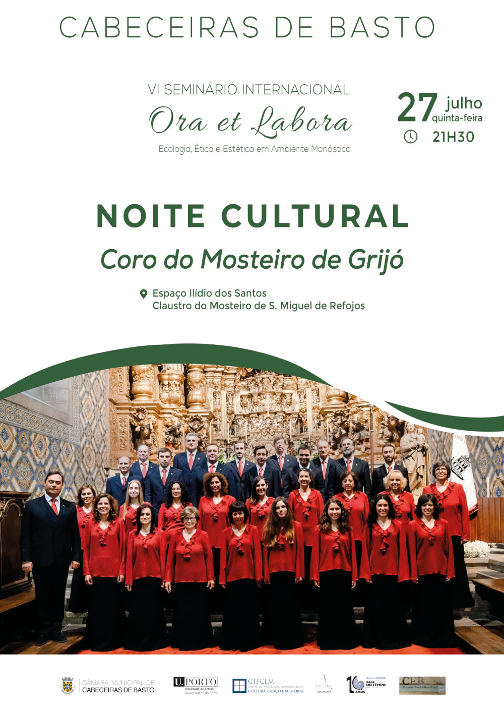 Noite Cultural | Coro do Mosteiro de Grijó