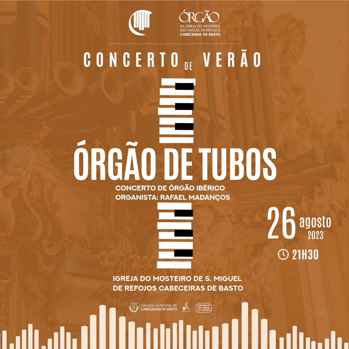 Concerto de Verão de Órgão de Tubos com organista cabeceirense