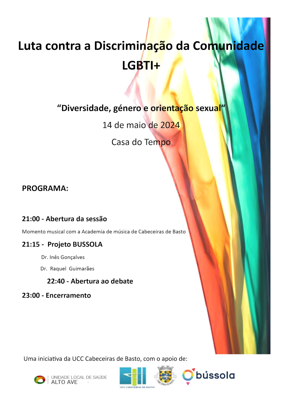 UCC de Cabeceiras de Basto sensibiliza para «Diversidade, género e orientação sexual»