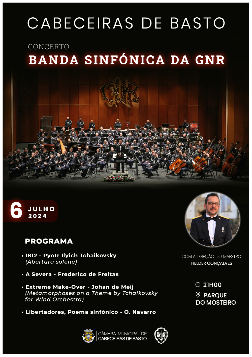 Concerto «Banda Sinfónica da GNR» - Programa