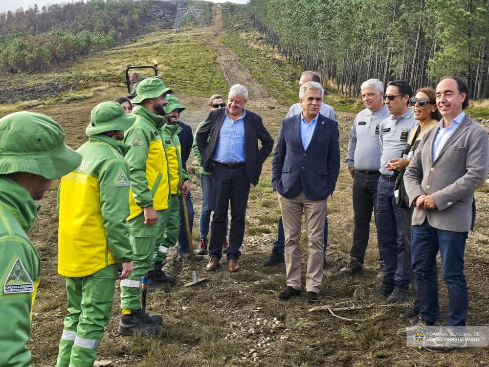 Secretário de Estado das Florestas visitou áreas afetadas pelos incêndios em Cabeceiras de Basto