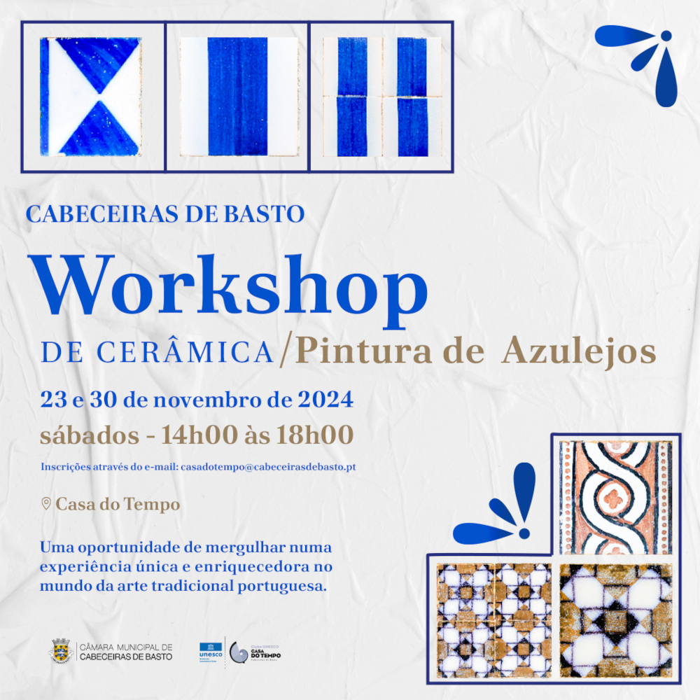 Leia mais sobre Workshop de Cerâmica - Pintura de Azulejos