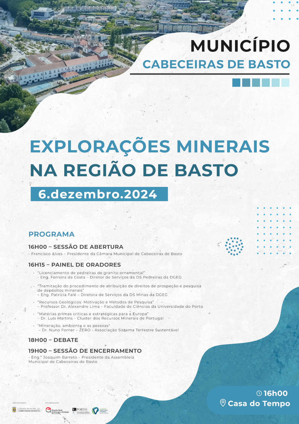 Leia mais sobre Cabeceiras de Basto promove conferência sobre «Explorações Minerais na Região de Basto»