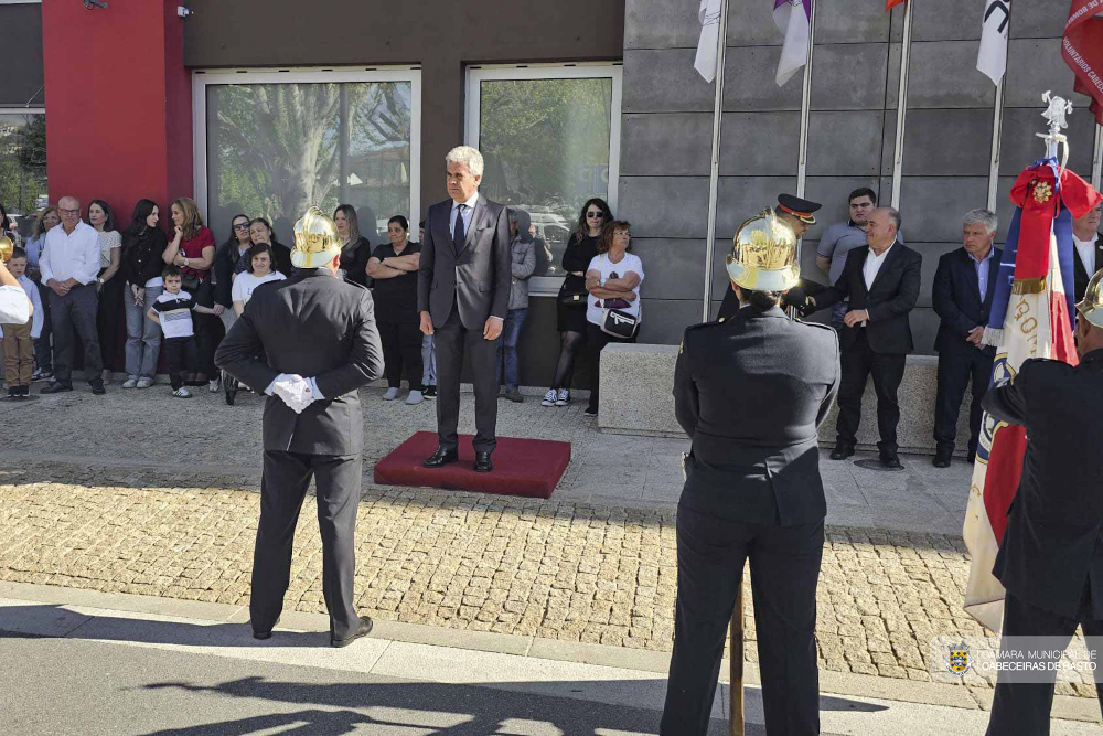 Presidente da Câmara no 76.º aniversário dos Bombeiros Cabeceirenses