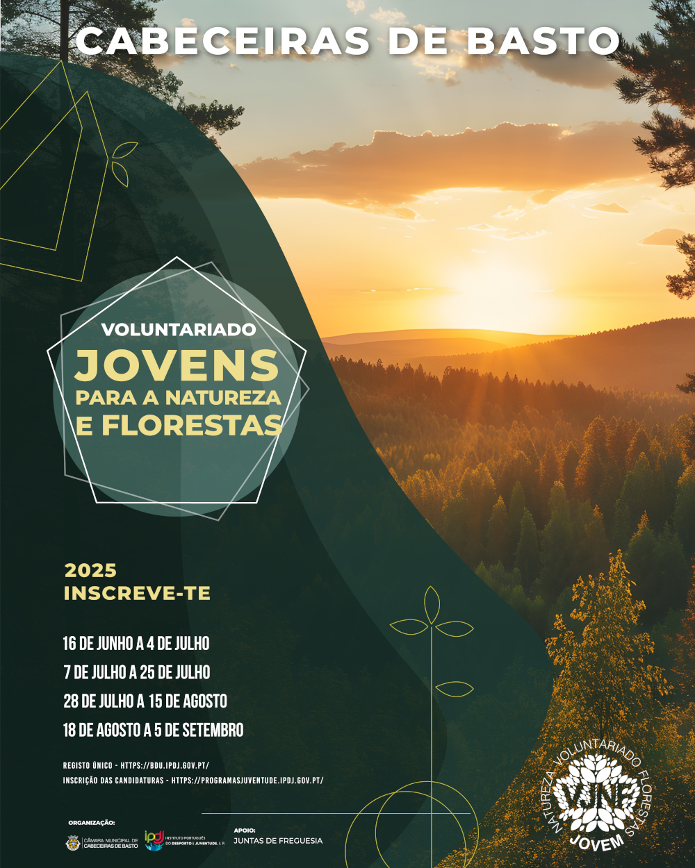 Leia mais sobre Voluntariado Jovem para a Natureza e Florestas 2025