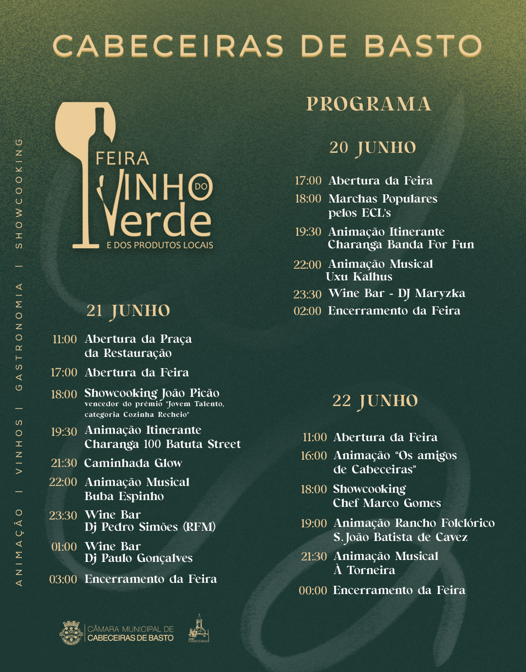 Programa - Feira do Vinho Verde e dos Produtos Locais