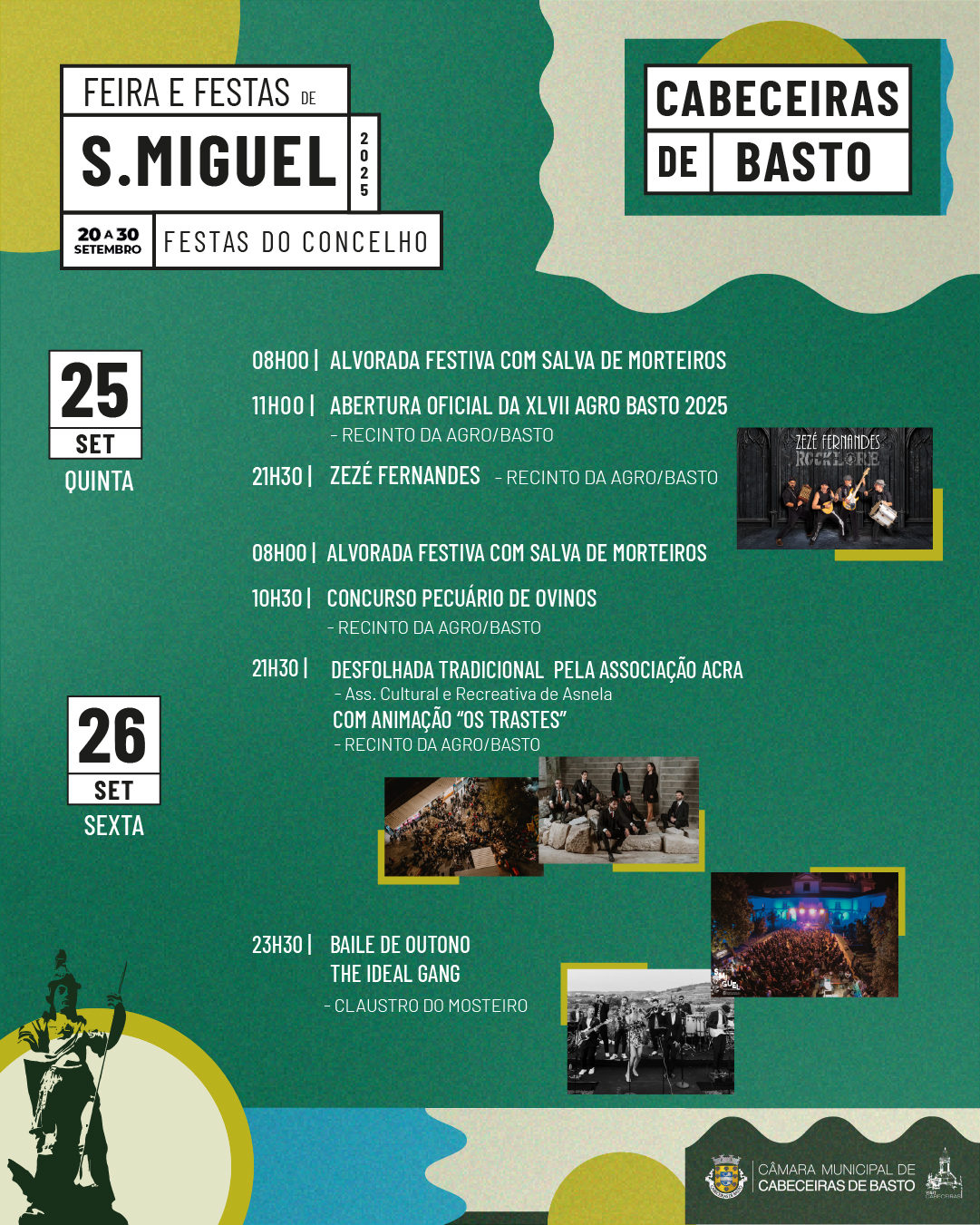 Feira e Festas de S. Miguel - programa 25 e 26