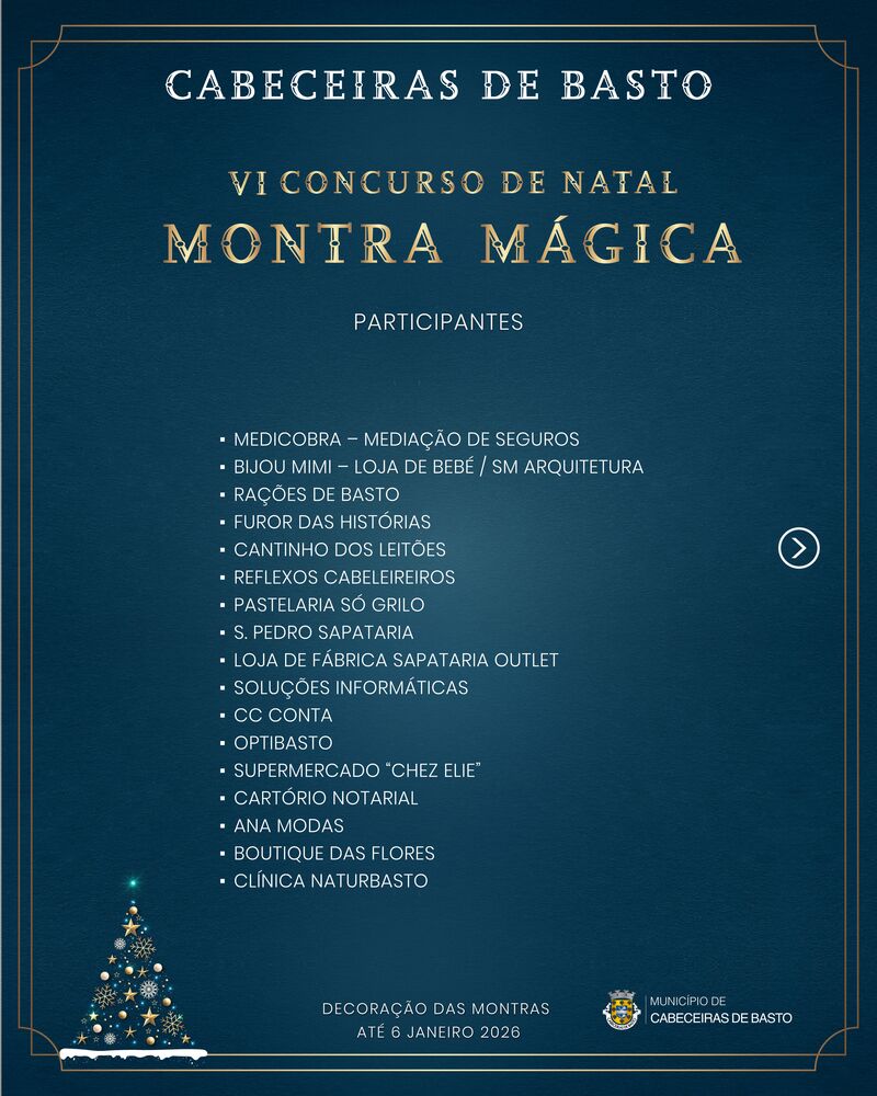 Leia mais sobre Mostra de Natal – Montra Mágica está oficialmente cheia de brilho