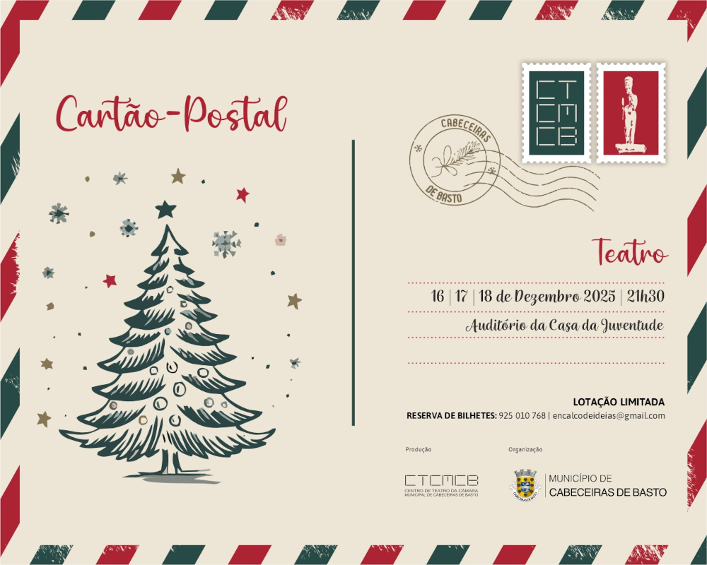 Leia mais sobre «Cartão-Postal» no auditório da Casa da Juventude