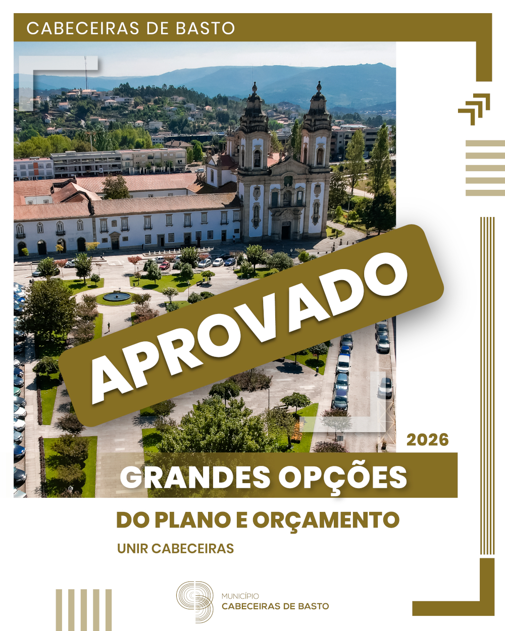 As Grandes Opções do Plano e Orçamento Municipal 2026