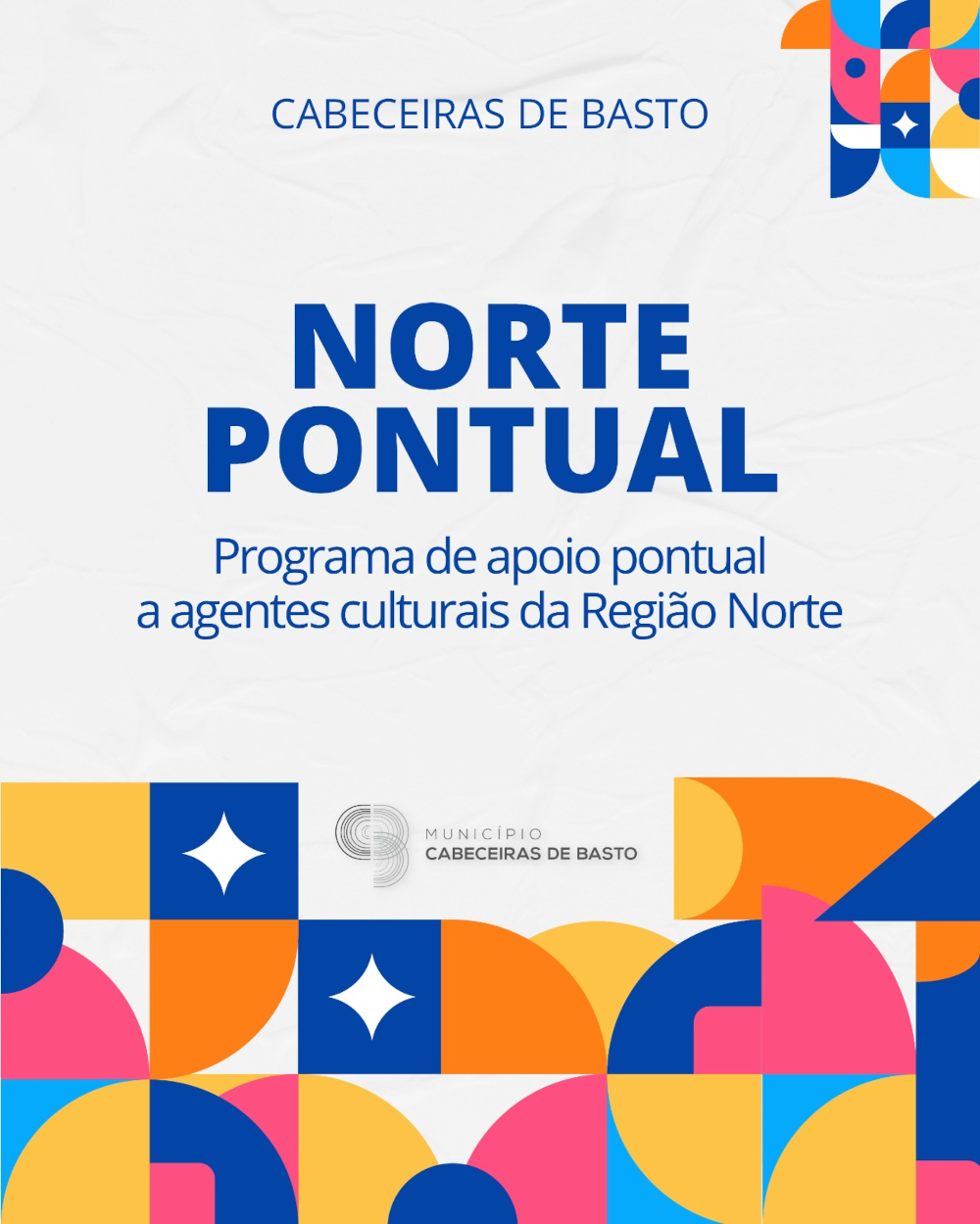 Leia mais sobre Município divulga o programa «Norte Pontual 2026» de apoio a agentes culturais