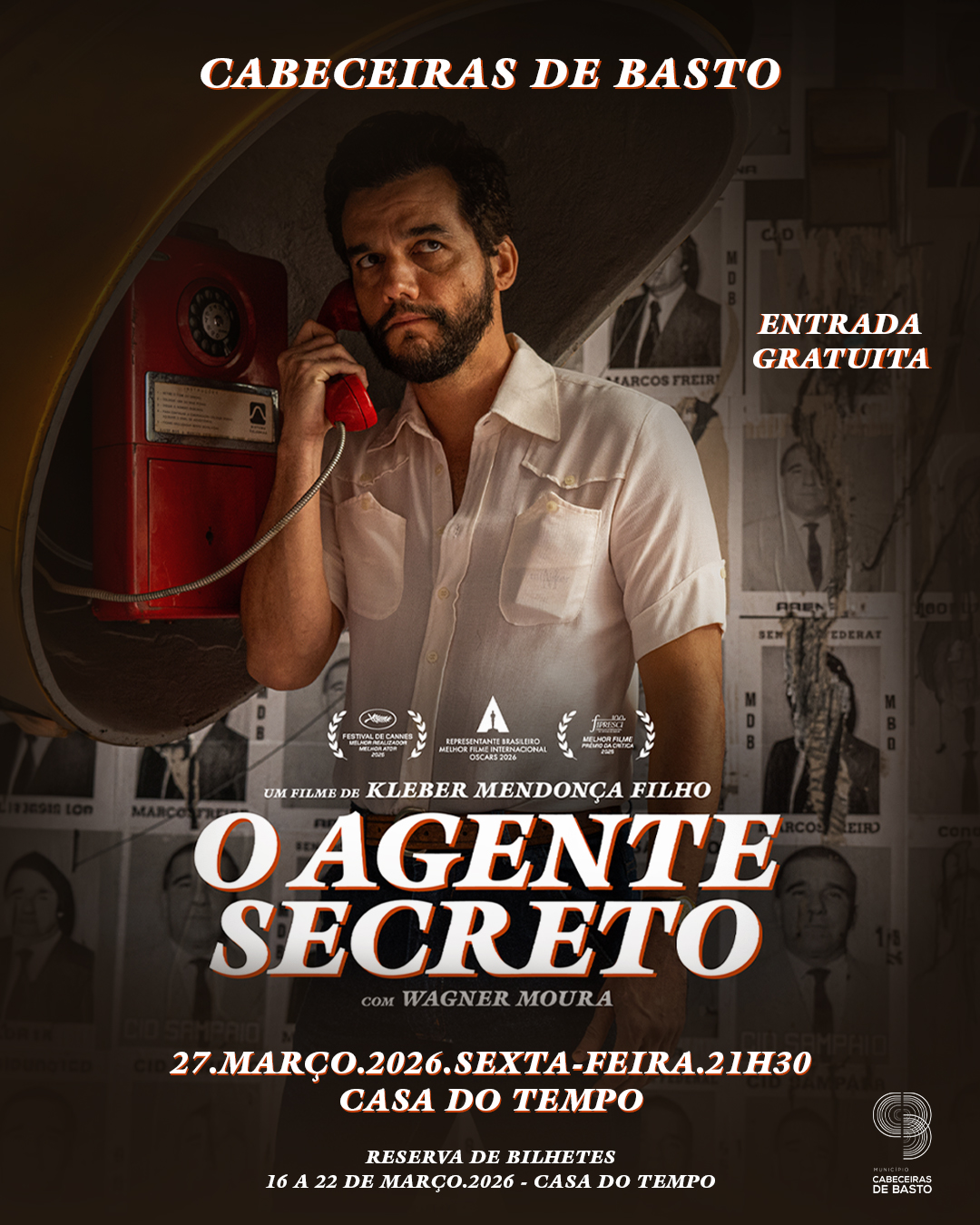 Sessão de Cinema «Agente Secreto»