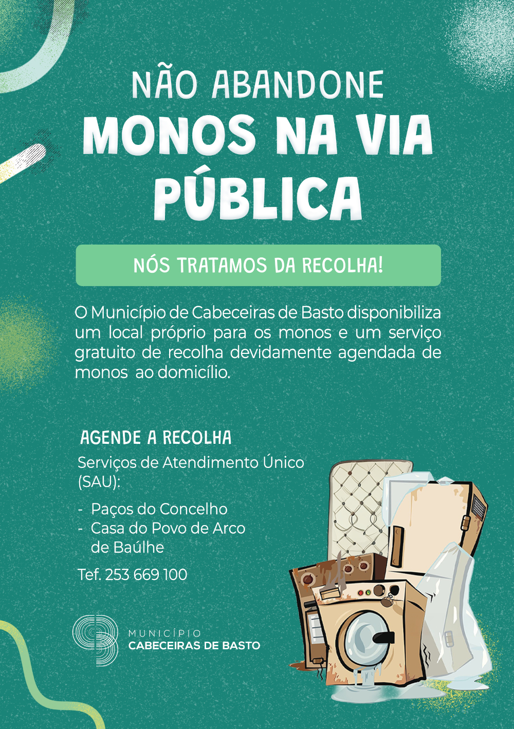 Leia mais sobre Recolha de Monos e Resíduos de Grande Dimensão