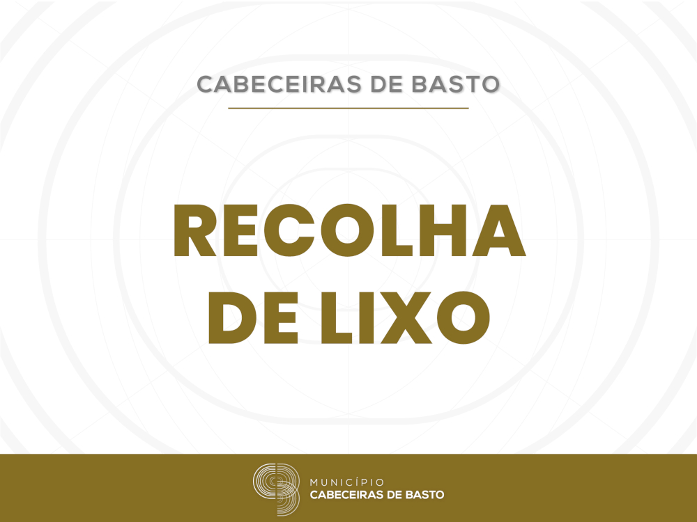 Leia mais sobre Aviso - Recolha de Lixo