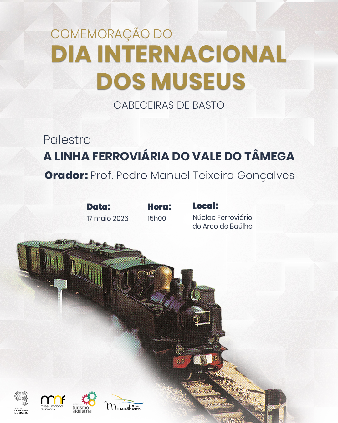 Leia mais sobre Palestra «A Linha Ferroviária do Vale do Tâmega» assinala Dia Internacional dos Museus