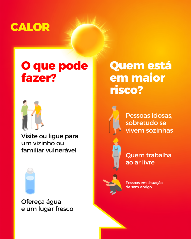 Calor intenso - proteja a sua saúde