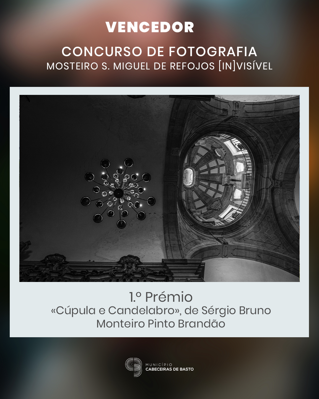 Leia mais sobre Fotografia de Sérgio Brandão é a grande vencedora do concurso «Mosteiro S. Miguel de Refojos [IN]visível»