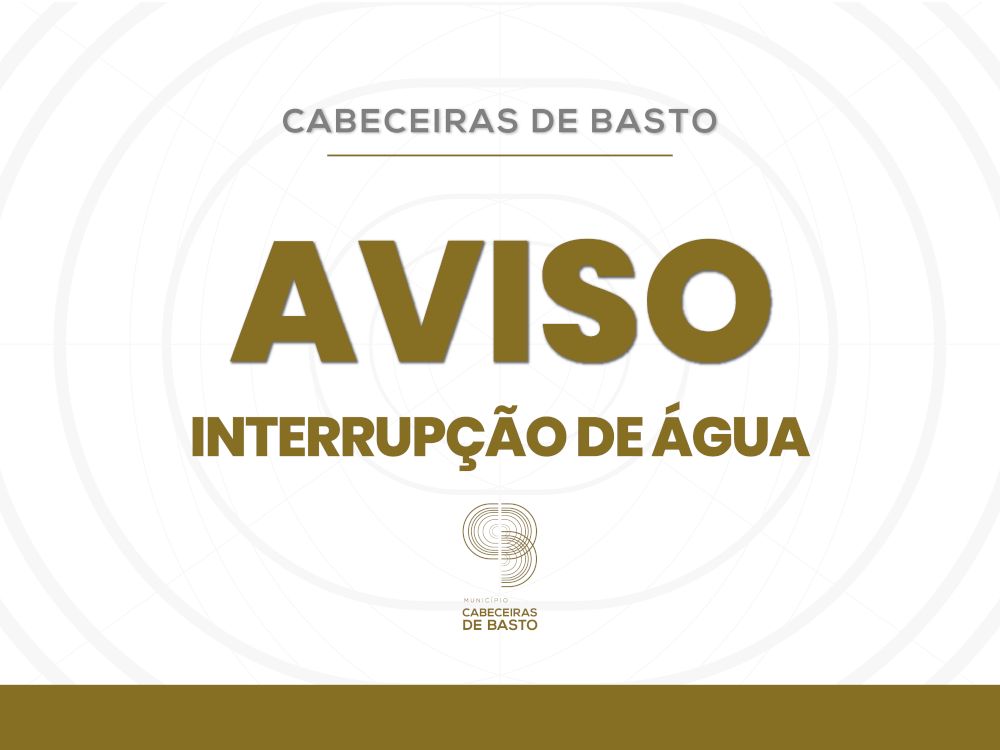 Leia mais sobre Interrupção no abastecimento de água em Refojos de Basto
