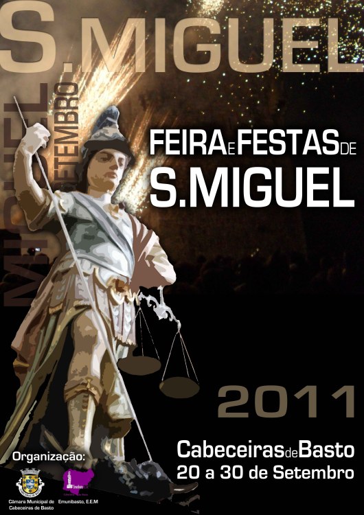 Leia mais sobre Feira / Festas de S. Miguel e Agro-Basto são cartaz promocional de Cabeceiras de Basto