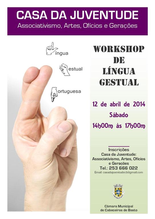 Workshop de Língua Gestual